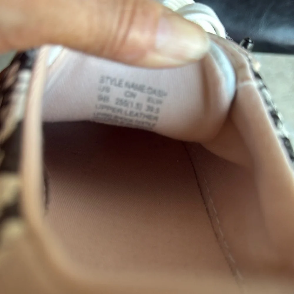 Kate Spade White and Pink Minimalist Sneakers